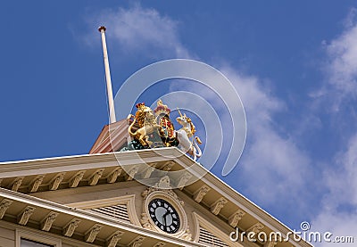 Old Government Buildings Stone Palace Stock Photo