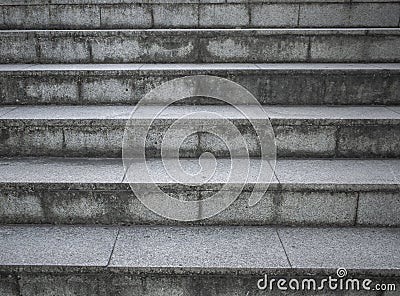 Old granite stairs to nowhere Stock Photo