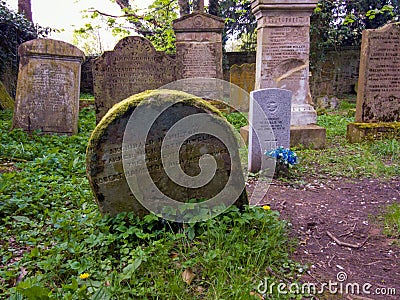 Old Graveyard Barons Haugh Nature Reserve Motherwell. Scotland.UK. Editorial Stock Photo