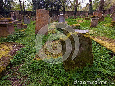 Old Graveyard Barons Haugh Nature Reserve Motherwell. Scotland.UK. Stock Photo