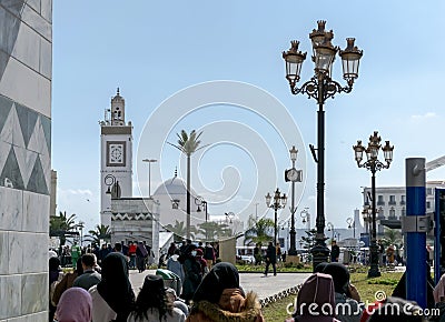 The old great mosque of Algiers Editorial Stock Photo