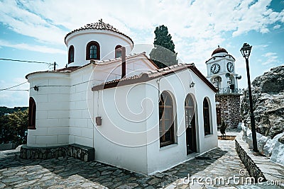 An old Greek church in Skiathos town Stock Photo