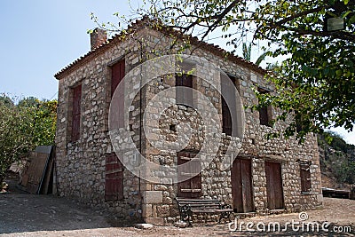 Old Greek house Stock Photo
