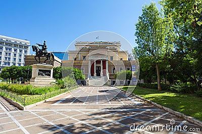 Old Greek Parliament, Athens - Greece. Editorial Stock Photo