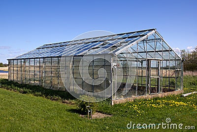Old greenhouse Stock Photo