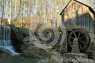 Old Grist Mill - Marietta, Georgia Stock Photo