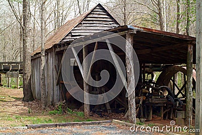 Old Grist Mill Stock Photo