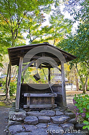 Old groundwater wells Stock Photo