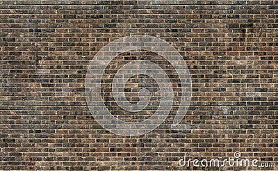 Old grunge brown brick wall texture background Stock Photo