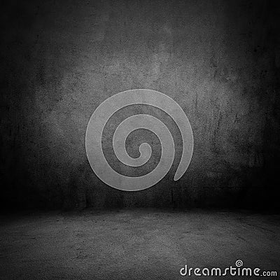 Old grunge dark room Stock Photo