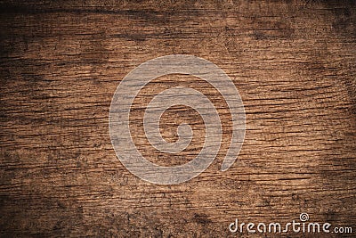 Old grunge dark textured wooden background,The surface of the old brown wood texture,top view brown wood paneling Stock Photo