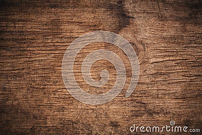 Old grunge dark textured wooden background,The surface of the old brown wood texture,top view brown wood paneling Stock Photo