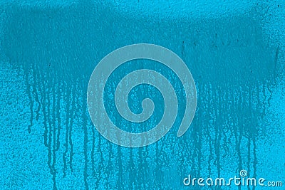 Old grunge dirty cracked vintage light blue concrete and cement mold texture wall or floor background Stock Photo