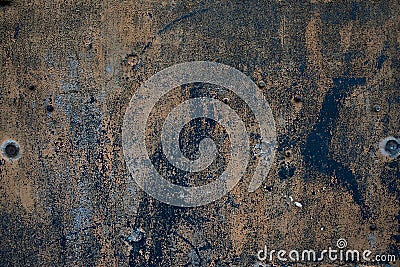 Old grunge rough oxidazed iron surface metal Stock Photo