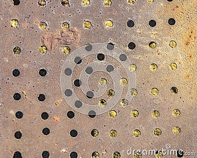 Old grunge Rust metal texture plate steel background Stock Photo