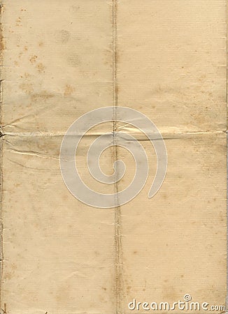 Old grunge, stained paper Stock Photo