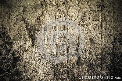 Old grunge wall, highly detailed textured background Stock Photo