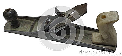 Old hand made rusty plane Stock Photo