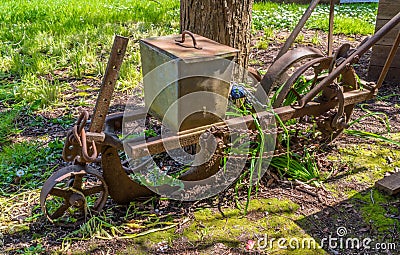 Old hand plough 2 Stock Photo