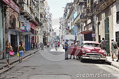 Old Havana, Cuba Editorial Stock Photo