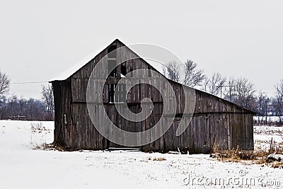 Old Hay Barn Stock Photo