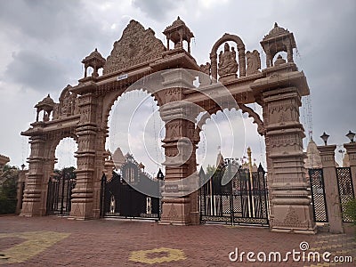 Old Hindu temple Stock Photo