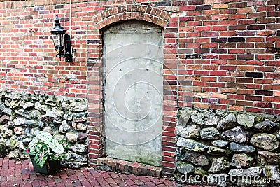 Old historic brick building Stock Photo