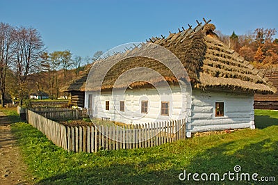 Old historic cottage Editorial Stock Photo