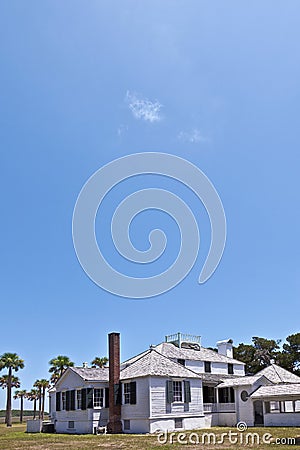 Old historic farmhouse in south Carolina Stock Photo