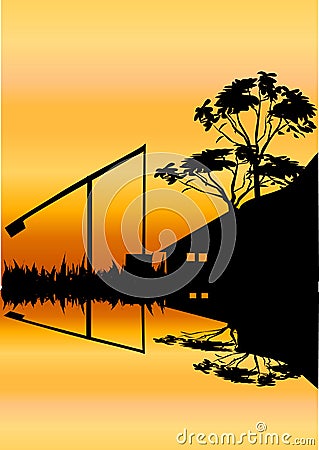 Old house Vector Illustration