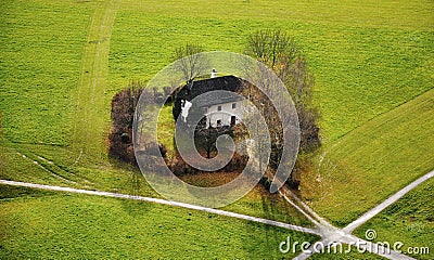 Old house alone Stock Photo