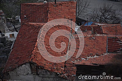 Old house in ankara turkey Stock Photo