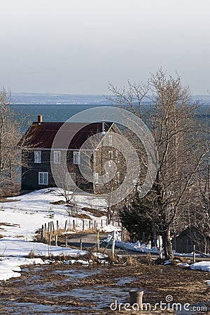 An old house in Charlevoix Stock Photo