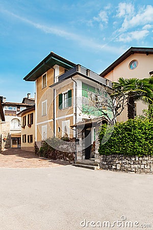 Old house in classical style Stock Photo