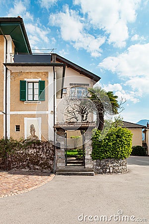 Old house in classical style Stock Photo