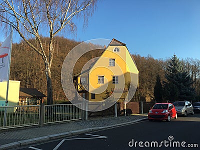 Old house in Freital, Saxony Stock Photo