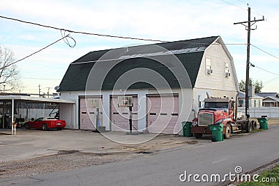 Larose, Louisiana House Stock Photo