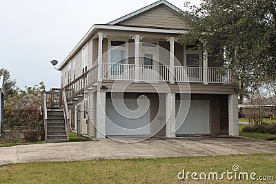 Larose, Louisiana House Stock Photo