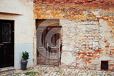 Czech Republic- Moravia -ancient Znojmo 1 Stock Photo