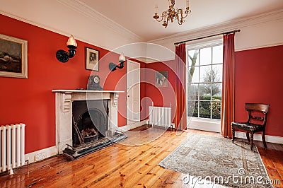 Old house pre renovated interior Editorial Stock Photo