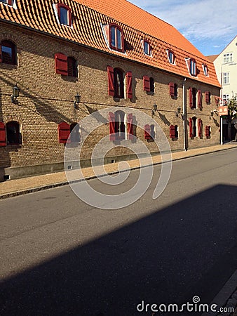 Old house, restaurant , Frederikshavn ,north Jylland, Stock Photo