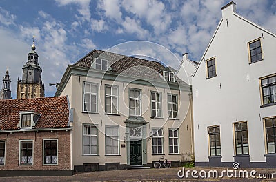 Old houses in the historical center of Zutphen Editorial Stock Photo