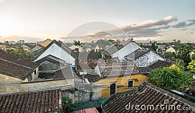 Old houses in Hoi An, Vietnam Editorial Stock Photo