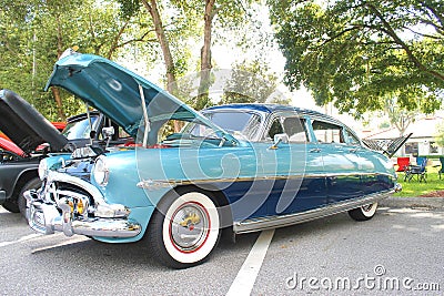 Old Hudson Hornet car Stock Photo