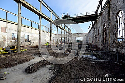 Old industrial building Editorial Stock Photo