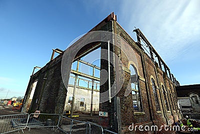 Old industrial building Editorial Stock Photo