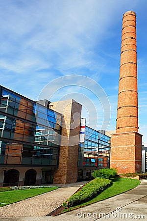 Old industrial chimney Stock Photo