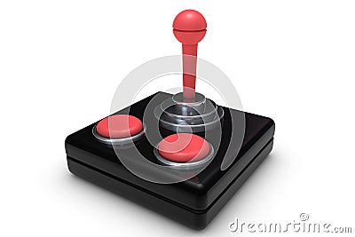 Old joystick Stock Photo