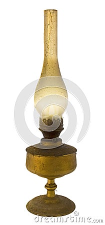 Old kerosene lamp Stock Photo