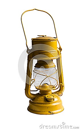 Old kerosene lamp Stock Photo